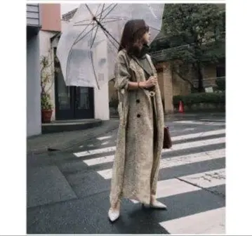 amerivintage 레오파드 롱 코트
