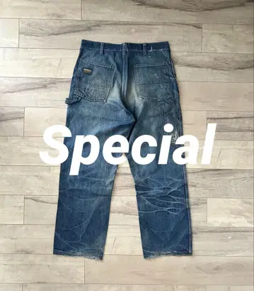 [ 극상 ] 60s- Oshkosh 데님 페인터 팬츠 TALON