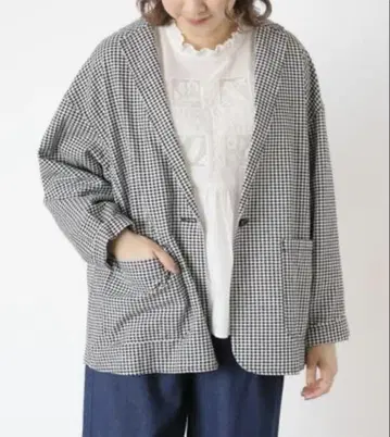사만사 모스모스 면린넨 테일러드 자켓 택 포함