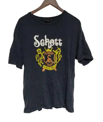 schott 반팔 T셔츠 Made in USA