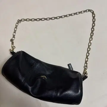 MANU atelier 금 체인 실린더 백 원숄더
