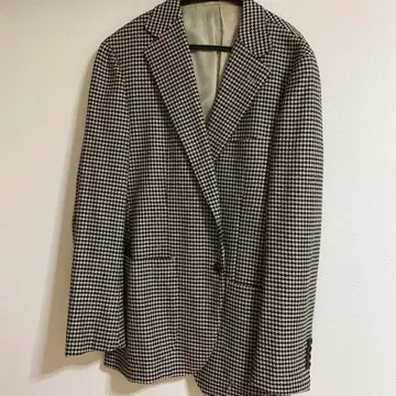 하운드투스 패턴 자켓 가을 겨울용