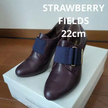 스트로베리 필드 와인색 숏부츠 부티 22cm