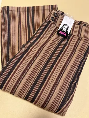 [ X-girl ] MULTI STRIPE FLARE PT 새상품 미사용