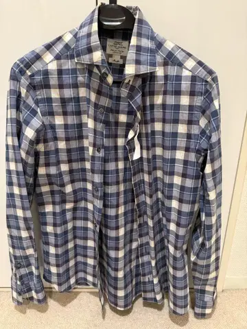 UNITED ARROWS 슬림핏 체크 셔츠