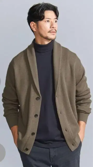 WARDROBE SMART 워셔블 숄카라 가디건