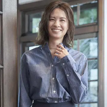 가마쿠라 셔츠 데님 셔츠 프리 사이즈 여성용