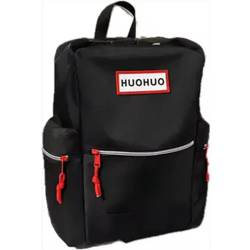 새상품 HUOHUO 블랙 백팩 블랙