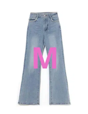 Andmary Heart stitch denim light blue M