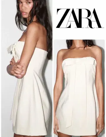 ZARA 리본 포함 스트랩 원피스 S 사이즈