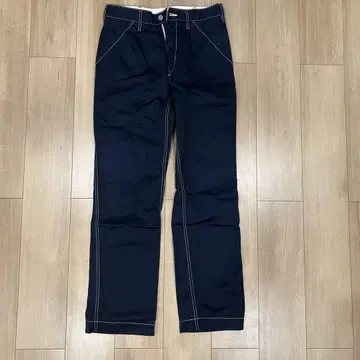 The DUFFER of St. GEORGE 네이비 스트레이트 팬츠