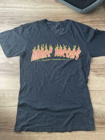 Marc Jacobs/Thrasher 파이어 패턴 T셔츠