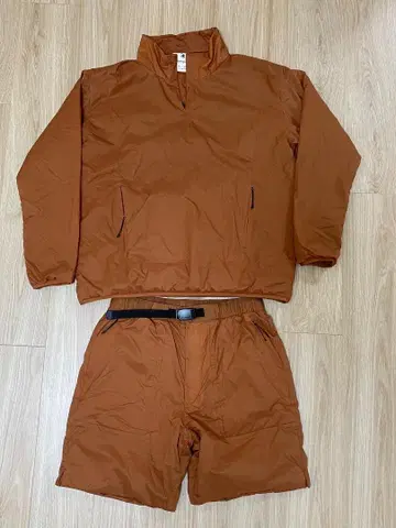 snow peak 브라운 나일론 자켓 JP L + 셋업 팬츠