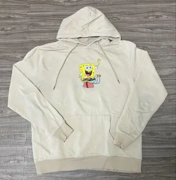 SPONGE BOB 스펀지밥 베이지 후드티 후디 US 구제 의류