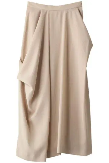 CLANE DRAPE STRAIGHT SKIRT 맥시 스커트