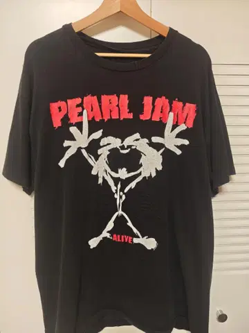 Pearl Jam ALIVE 티셔츠 카피라이트 포함