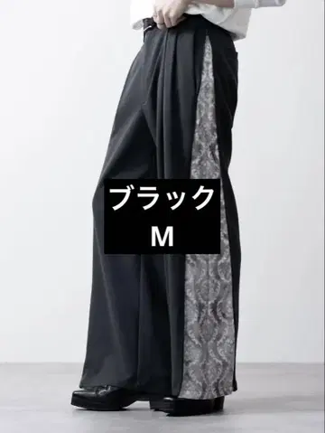 TR 루즈 사이드 지퍼 디자인 팬츠 블랙/ M