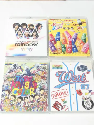 WEST. 일반ver 라이브 Blu-ray 4개 세트 2021-2023