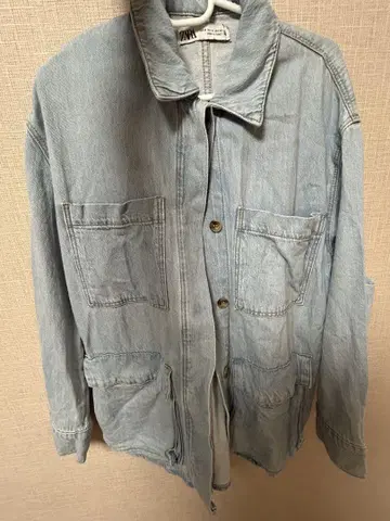 ZARA 라이트 블루 데님 자켓