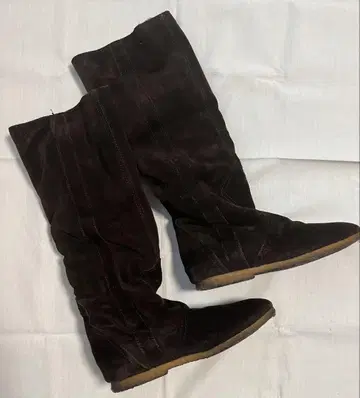 FABIO RUSCONI 롱 부츠 스웨이드 36 파비오 루스코니