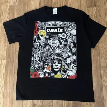 oasis 밴드T셔츠