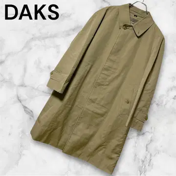 [ DAKS ] 닥스 (M) / 남성용 스텐카라 코트 울 카키