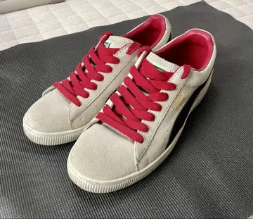 PUMA CLYDE 스니커즈 스웨이드 빨간색
