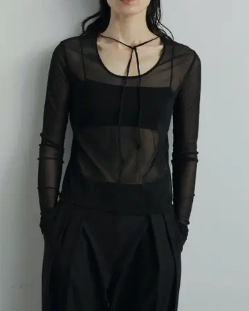 anuke 2way Sheer Tops 시어 탑