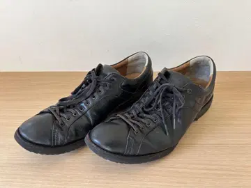 REGAL 블랙 가죽 로우컷 신발