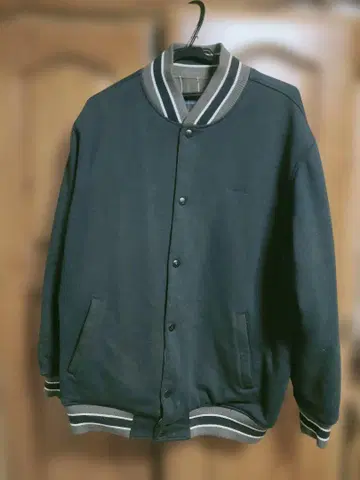 디키즈 리버서블 바시티 자켓 블랙 체크 무늬