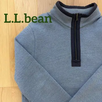 L.L.BEAN 코튼 하프 지퍼 스웨터 엘엘빈 풀오버