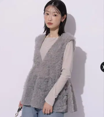 마이 스트라다 데코 튤 블라우스 36 그레이