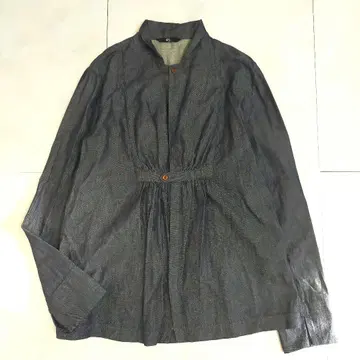 45R 2way 코튼 데님 블라우스 사이즈 3