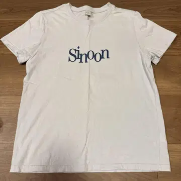 Sinoon 로고 화이트 T셔츠 M 사이즈