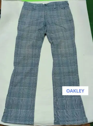 Oakley 남성 바지 32W 체크 무늬