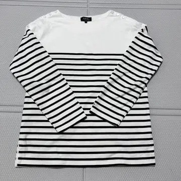 A.P.C. 아페쎄 이에나 별주 보더 티셔츠 바스크 셔츠