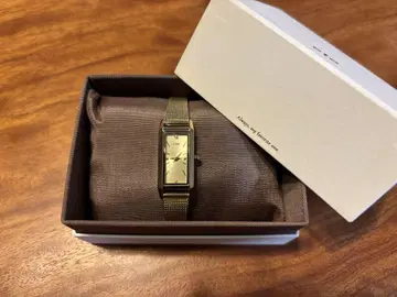 ete 골드 메쉬 밴드 시계