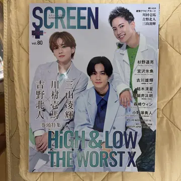 HIGH & LOW THE WORST X 잡지 팜플렛