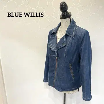[ BLUE WILLIS ] 라이더스풍 자켓 데님 집업 M