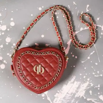 Darich 하트 모티브 미니백 빨간색 RED 다리치