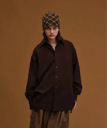 Oversize L/S basic shirt