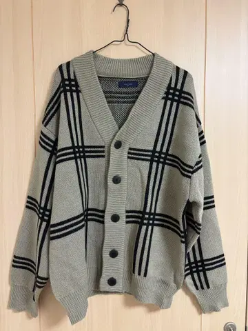 Cathy's closet M 사이즈 체크 무늬 가디건