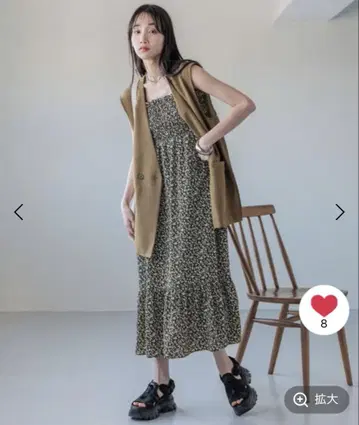 로리즈팜 2way 셔링 원피스 새상품