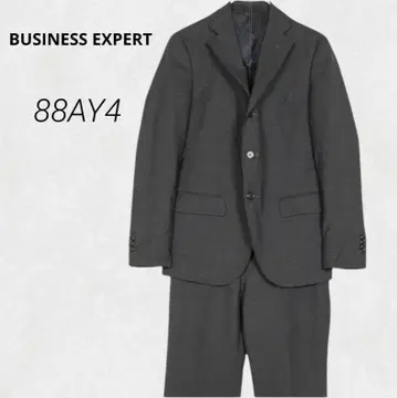 b11222 [ 비즈니스 엑스퍼트 ] 비즈니스 수트 그레이 싱글 백 오픈