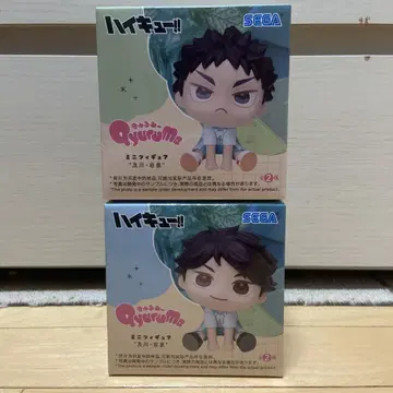하이큐!! 큐룽하게 쳐다보는 포즈 오이카와 이와이즈미 2세트