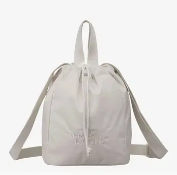 THE NORTH FACE 화이트 라벨 숄더백 크림색