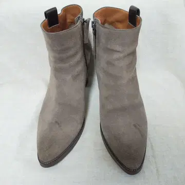 SARTORE 그레이 스웨이드 부츠