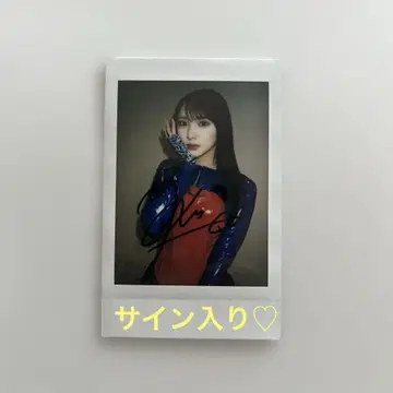 야마구치 키라 친필 사인 폴라로이드