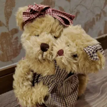 끌어안는 곰 봉제 인형 약 30cm