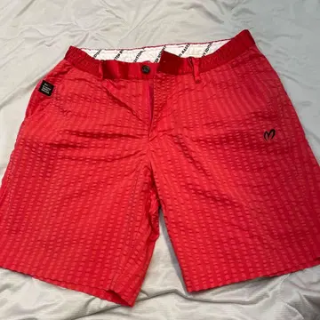 MASTER BUNNY EDITION 레드 팬츠 사이즈 5